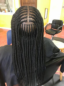 Queen Dee's hair braiding style showcase